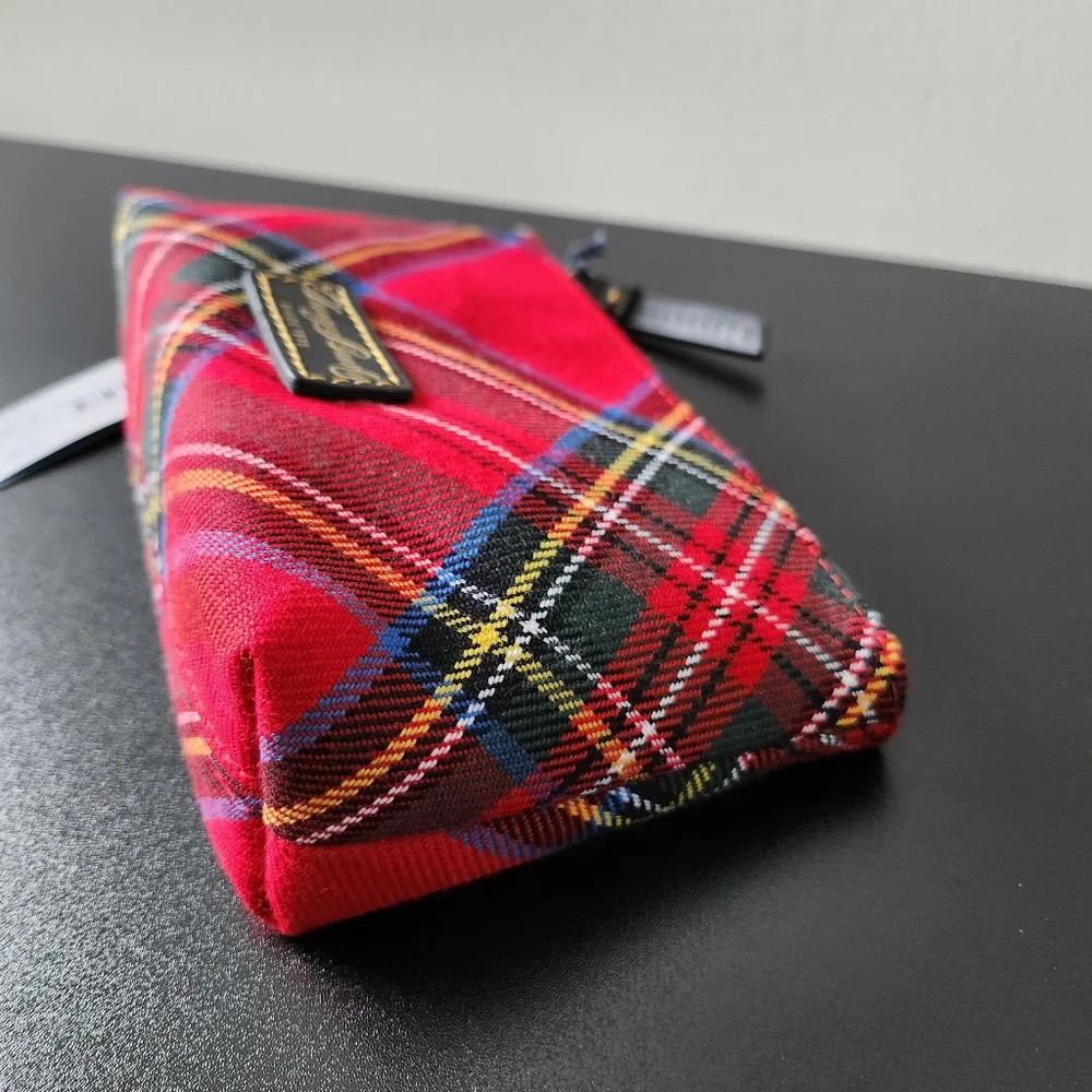 Dooney Red Plaid Zip Case - Picture 9 of 13